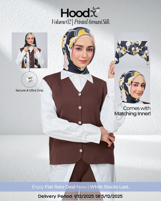 [★New] HoodX Printed Set in Twilight