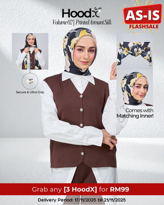 [As-Is] HoodX Printed Set in Twilight