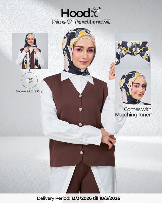 [★New] HoodX Printed Set in Twilight