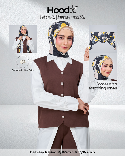 [★New] HoodX Printed Set in Twilight