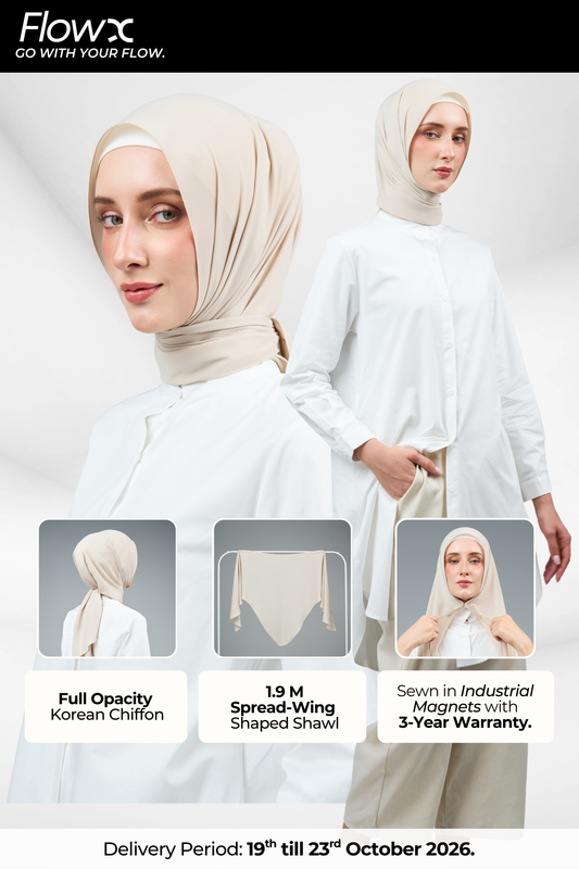 FlowX | Korean Chiffon in Linen Dust