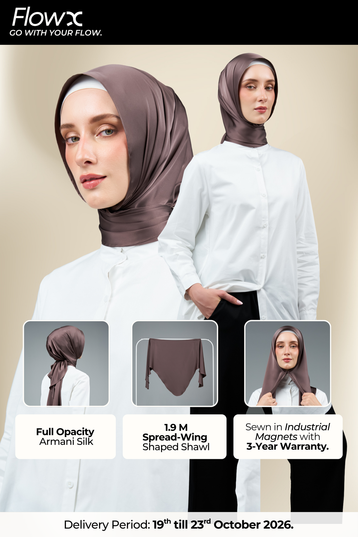 FlowX | Armani Silk in Truffle