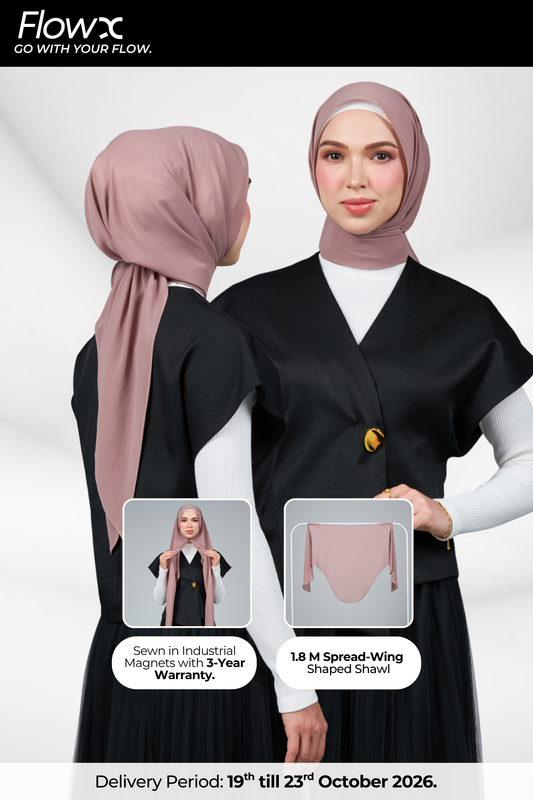 FlowX | Pearl Chiffon in Ash Rose