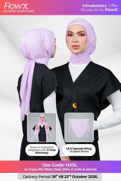 FlowX | Pearl Chiffon in Lilac