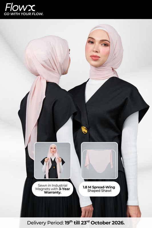 FlowX | Pearl Chiffon in Nude Pink