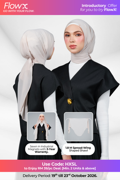 FlowX | Pearl Chiffon in Oat