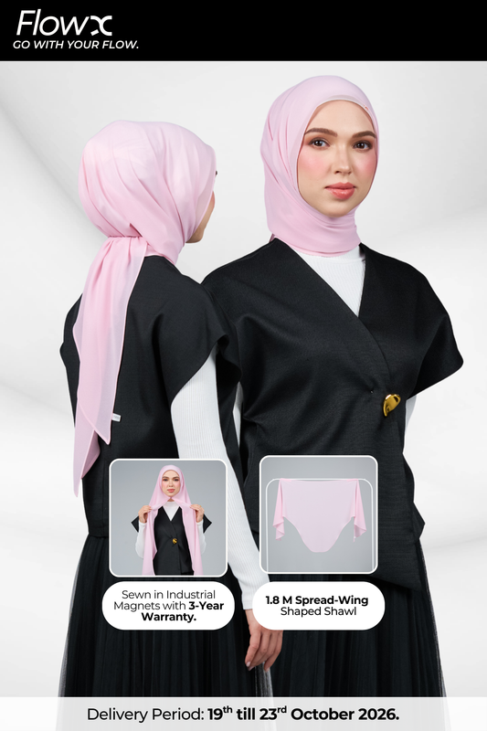 FlowX | Pearl Chiffon in Perfect Pink