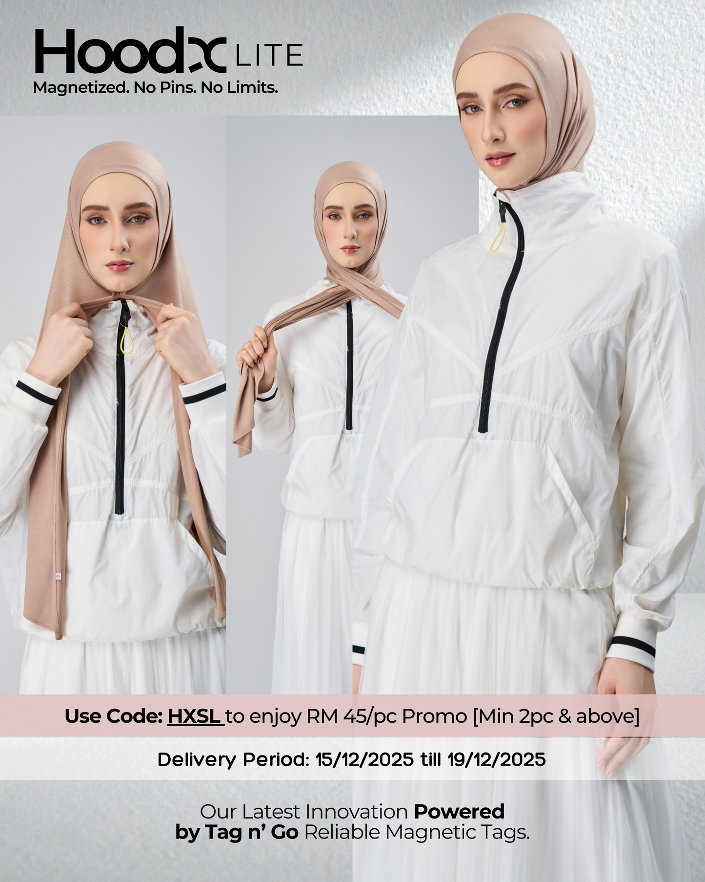 [★New] HoodX Lite in Warm Sand