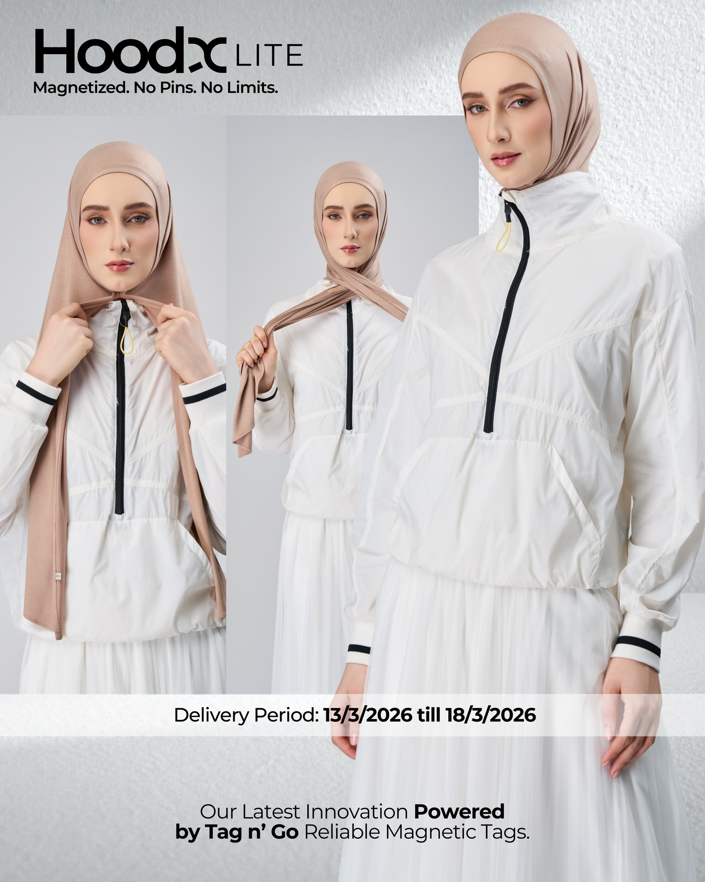 HoodX Lite in Warm Sand