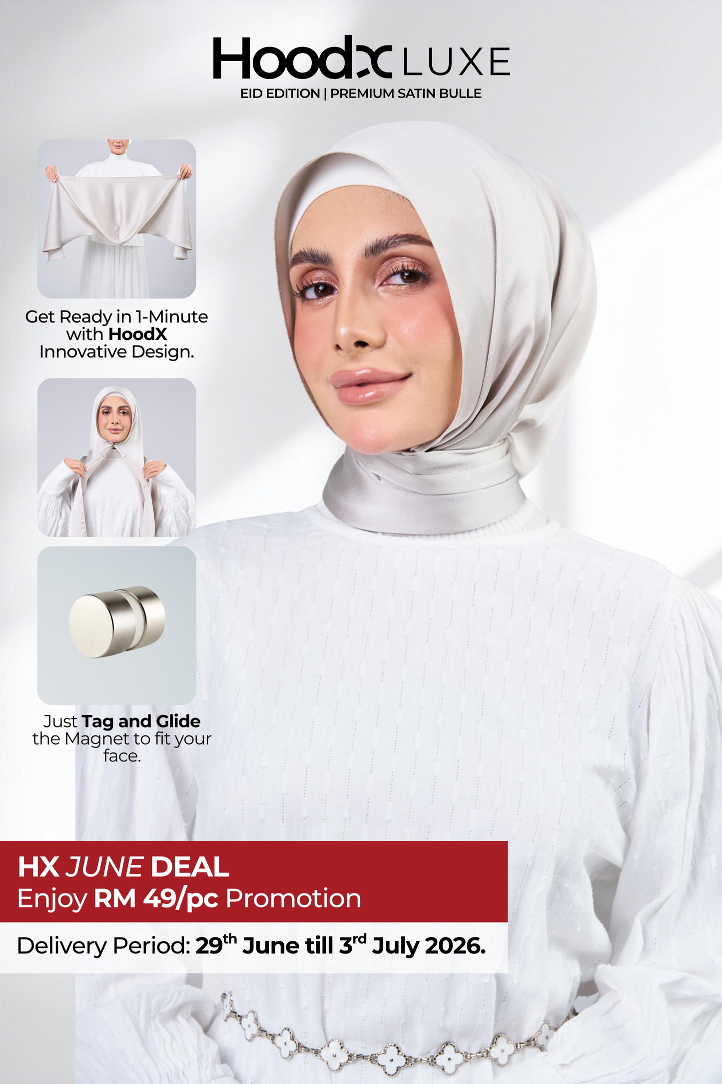 HoodX Luxe Volume 02 in Warm Silver
