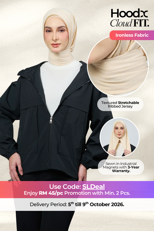 [★ New Colour] HoodX CloudFit in Warm Vanilla