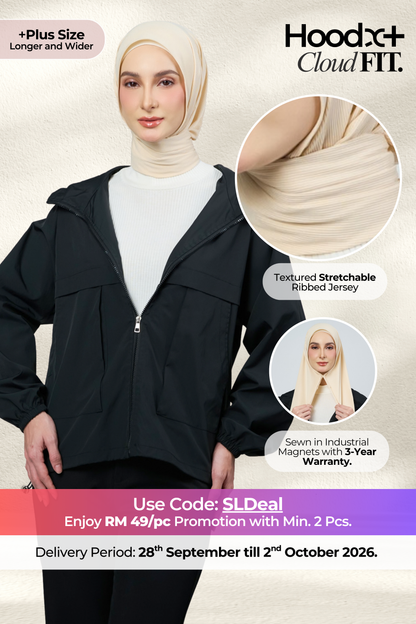 [★ New Colour] HoodX+ CloudFit in Warm Vanilla