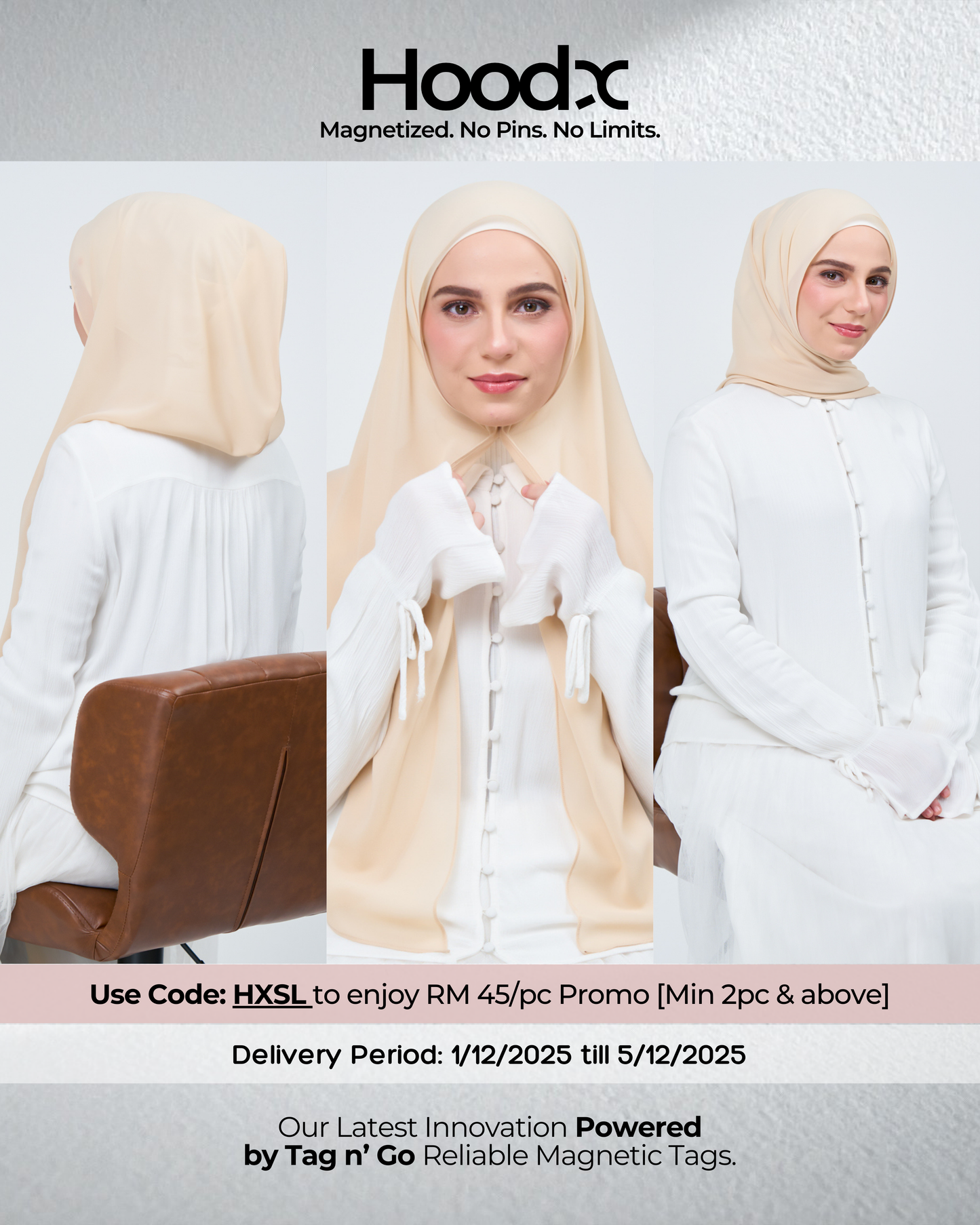 HoodX in Warm Vanilla