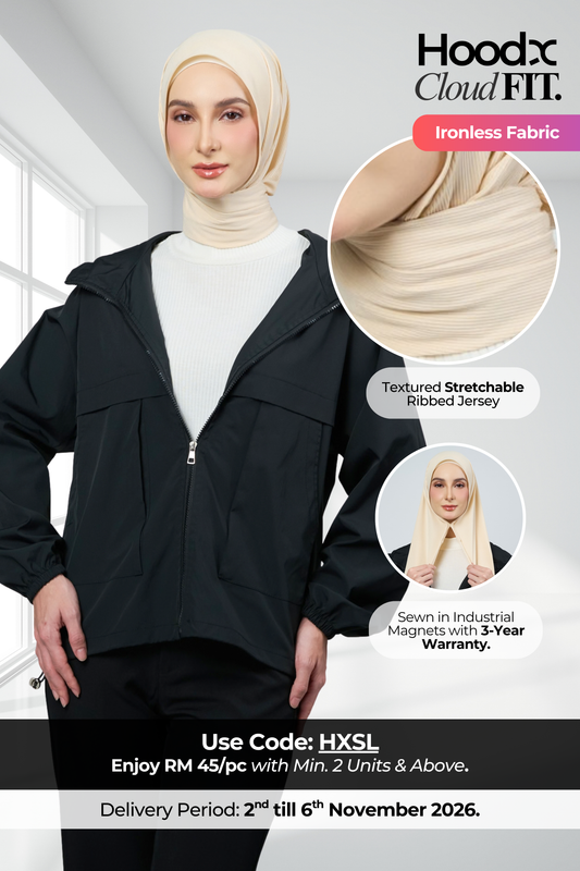 HoodX CloudFit in Warm Vanilla