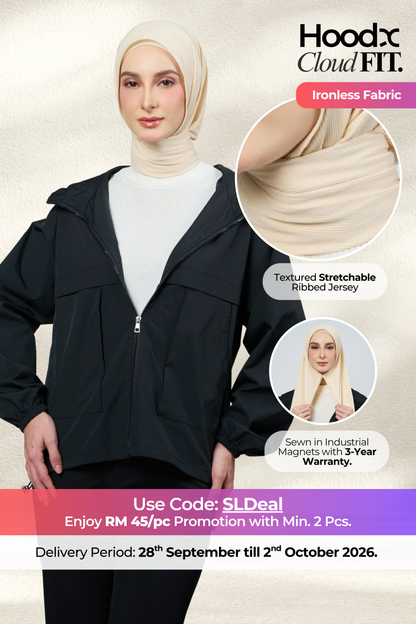 [★ New Colour] HoodX CloudFit in Warm Vanilla
