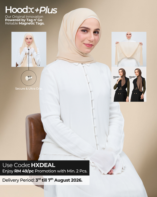 HoodX⁺Plus in Warm Vanilla