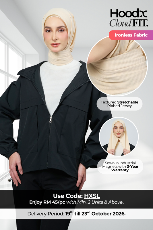 HoodX CloudFit in Warm Vanilla