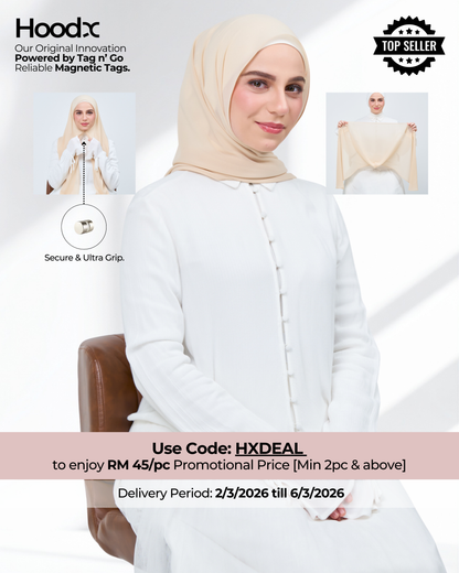 HoodX in Warm Vanilla