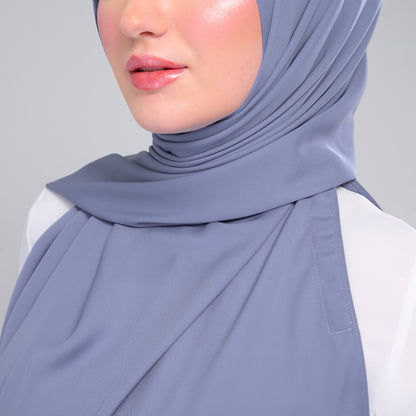 [As-Is] Instant Tag n' Go Shawl l Chiffon Silk in Deep Capri