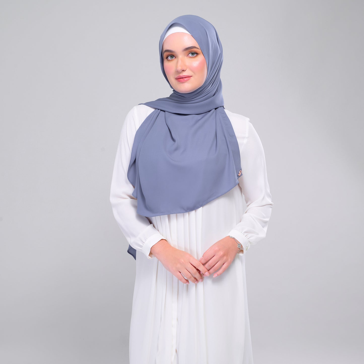 [As-Is] Instant Tag n' Go Shawl l Chiffon Silk in Deep Capri