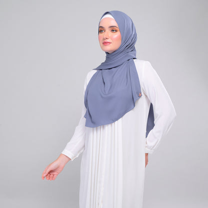 [As-Is] Instant Tag n' Go Shawl l Chiffon Silk in Deep Capri