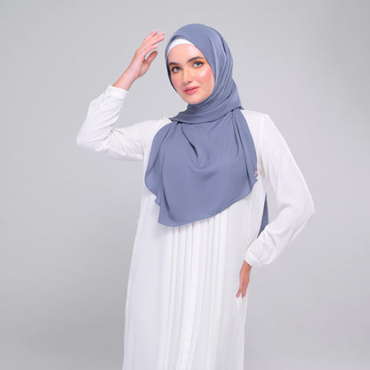 [As-Is] Instant Tag n' Go Shawl l Chiffon Silk in Deep Capri