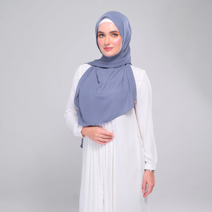 [As-Is] Instant Tag n' Go Shawl l Chiffon Silk in Deep Capri