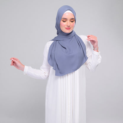 [As-Is] Instant Tag n' Go Shawl l Chiffon Silk in Deep Capri