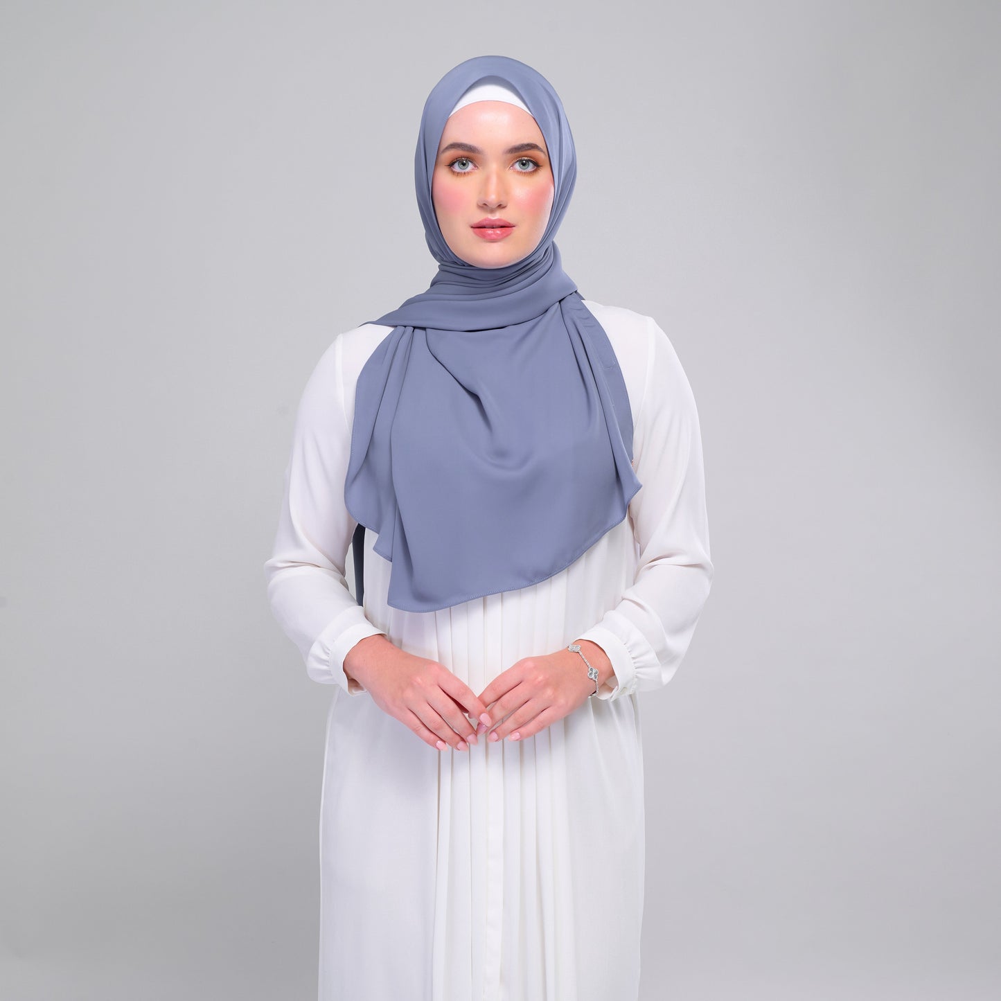 [As-Is] Instant Tag n' Go Shawl l Chiffon Silk in Deep Capri