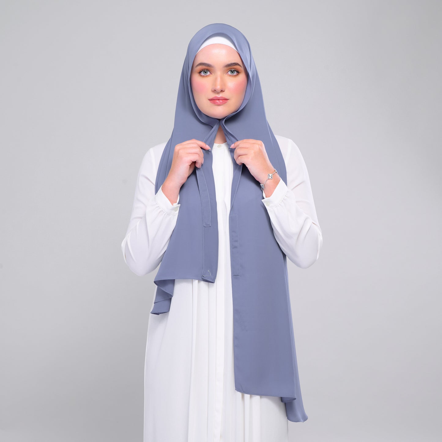 [As-Is] Instant Tag n' Go Shawl l Chiffon Silk in Deep Capri