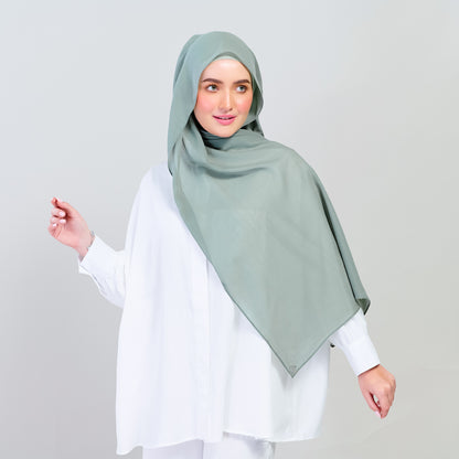 Ironless Elle Shawl in Matcha