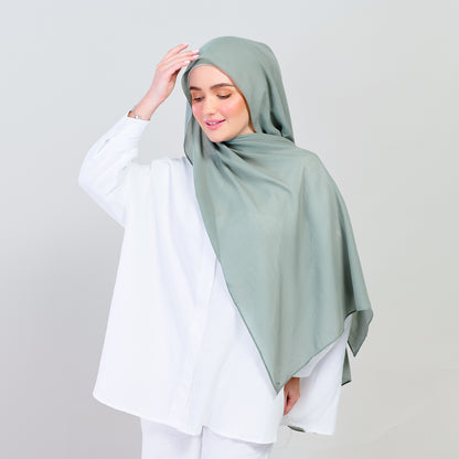 Ironless Elle Shawl in Matcha