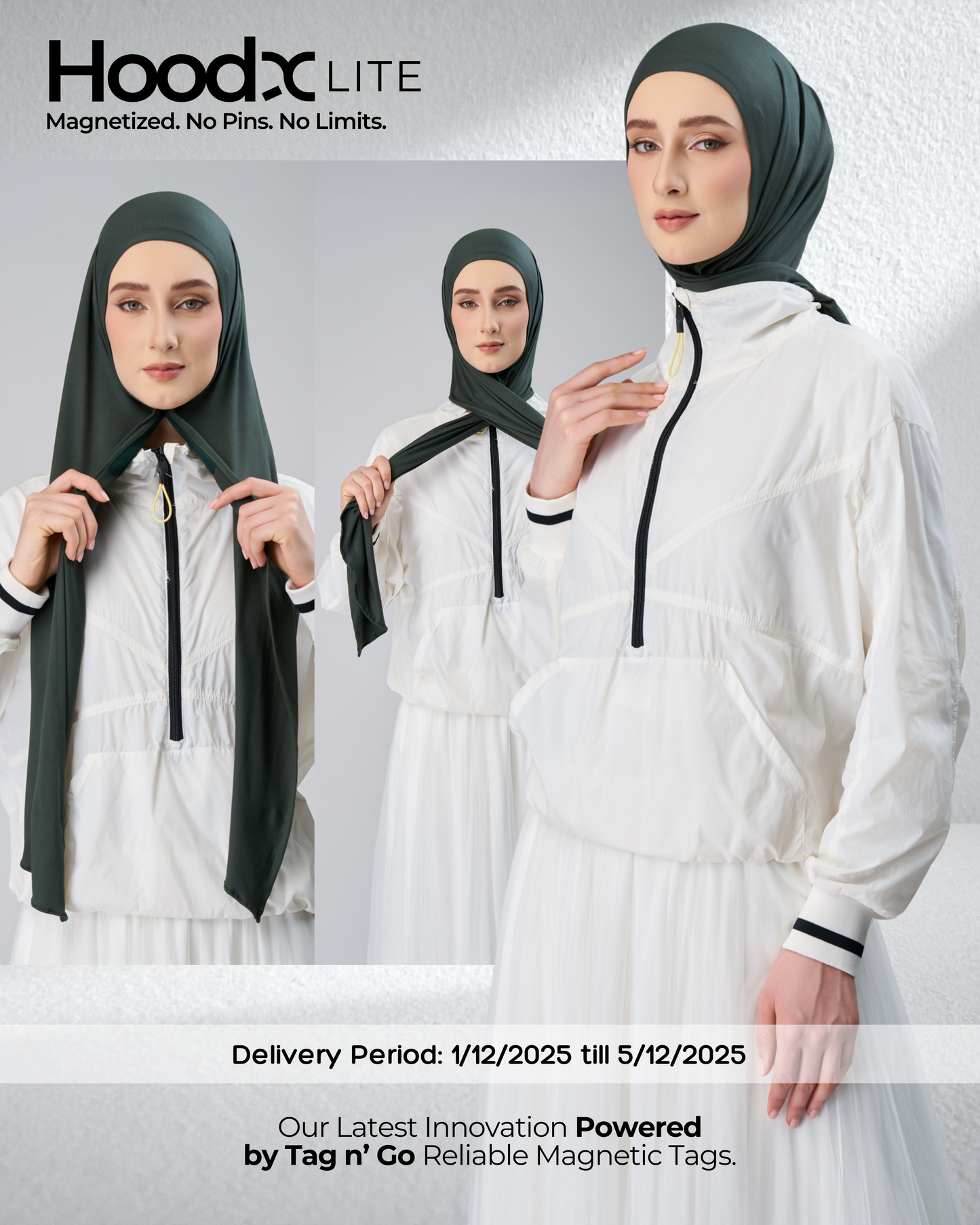 [★New] HoodX Lite in Forest Green