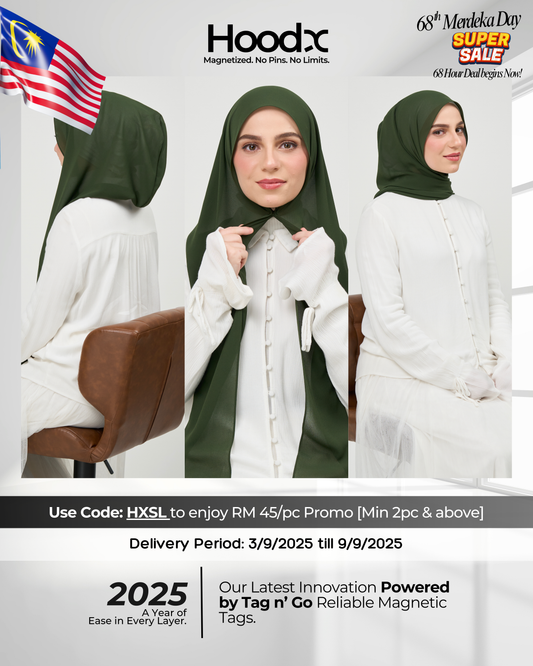 [★New] HoodX in Forest Green