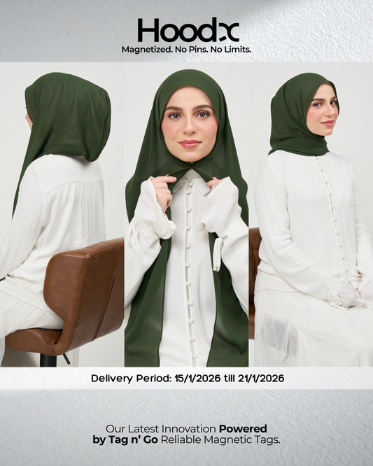 HoodX in Forest Green