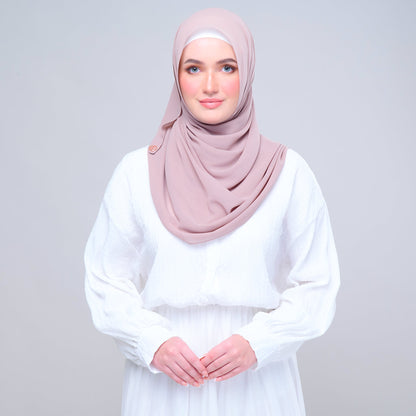 SLBasic 1.8M Shawl in Rose Latte