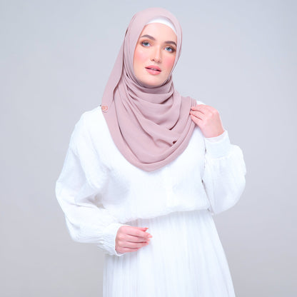 SLBasic 1.8M Shawl in Rose Latte