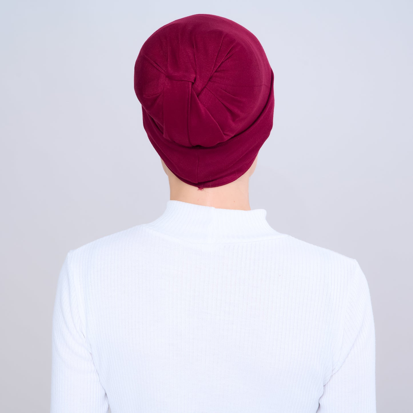 Viscose Snowcap in Mahagony Red