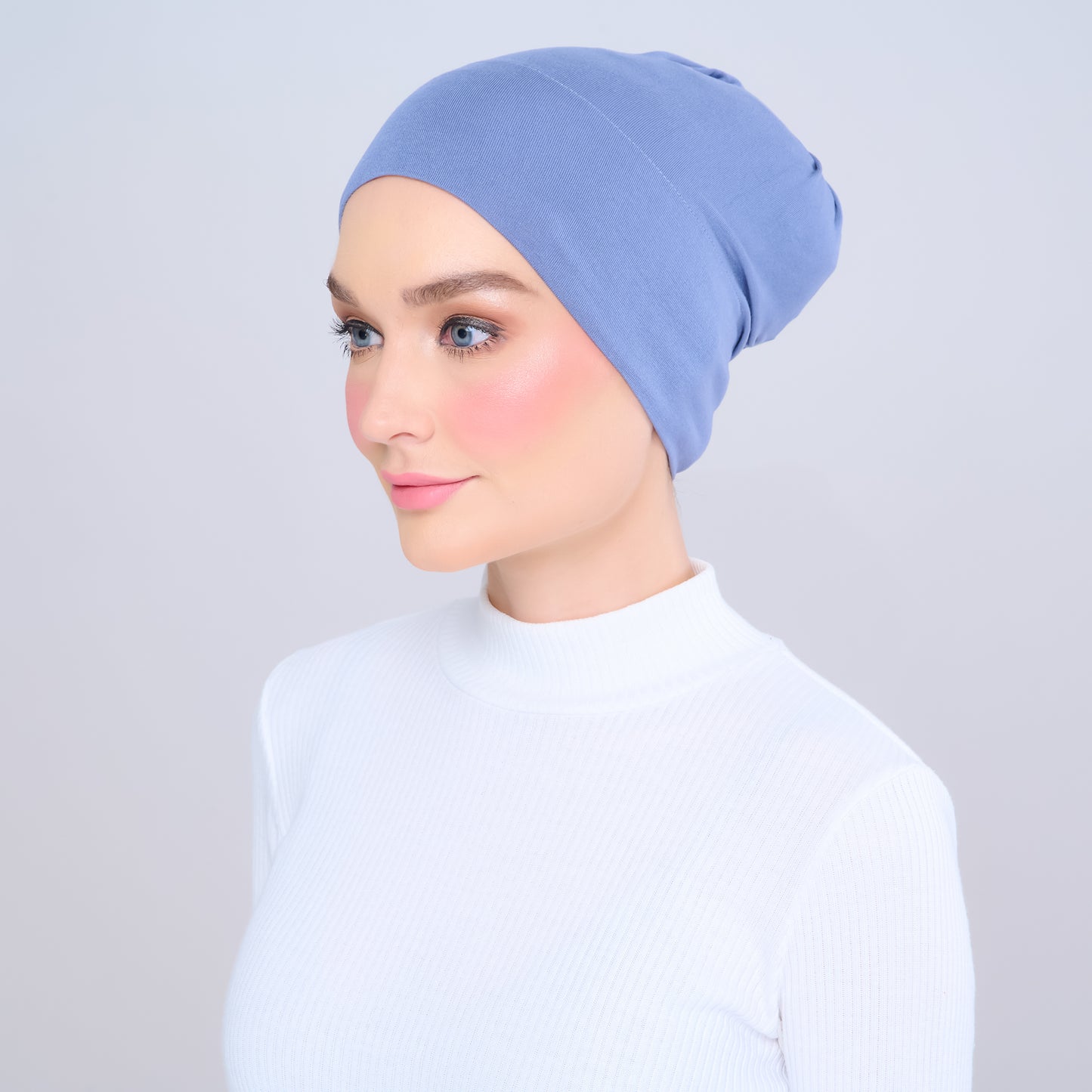 Viscose Snowcap in Denim Blue