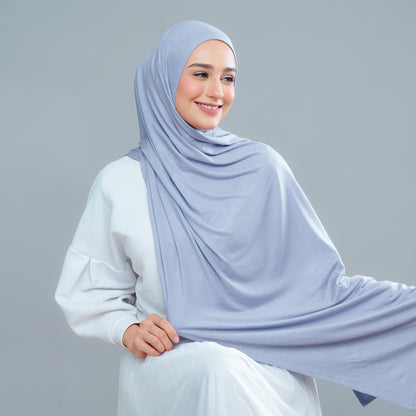 Lazy Shawl in Iron Blue