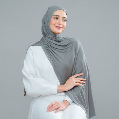 Lazy Shawl in Army Green