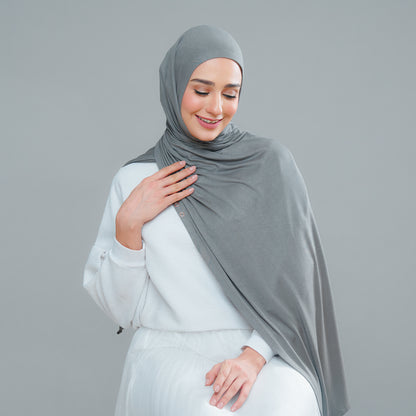 Lazy Shawl in Army Green