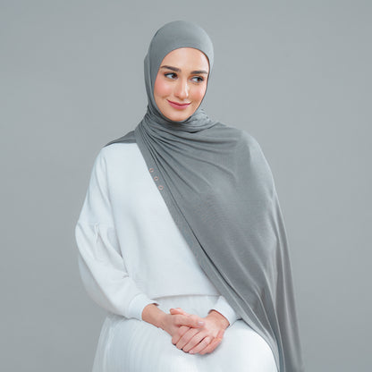 Lazy Shawl in Army Green