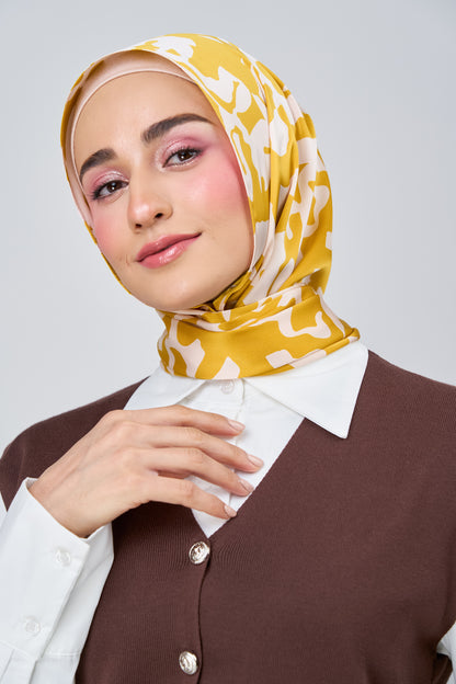 [★New] HoodX Printed Set in Marigold