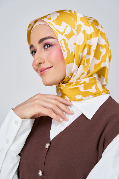 [★New] HoodX Printed Set in Marigold