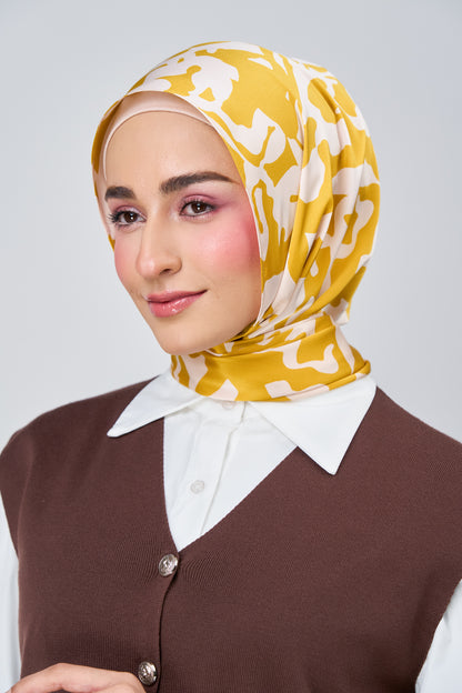 [★New] HoodX Printed Set in Marigold