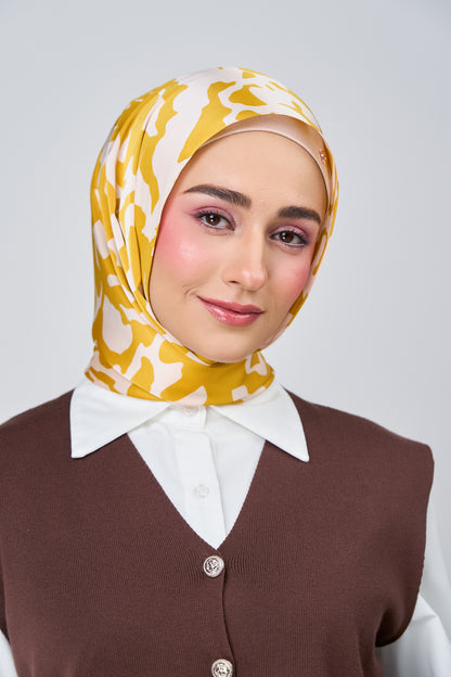 [★New] HoodX Printed Set in Marigold