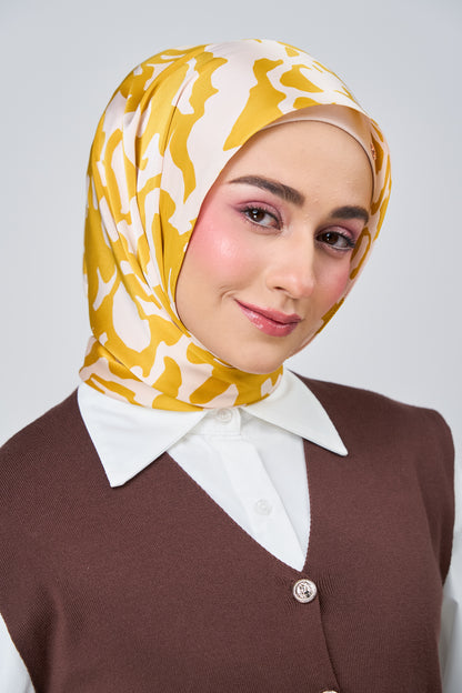 [★New] HoodX Printed Set in Marigold