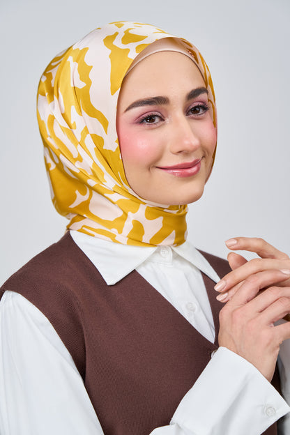 [★New] HoodX Printed Set in Marigold