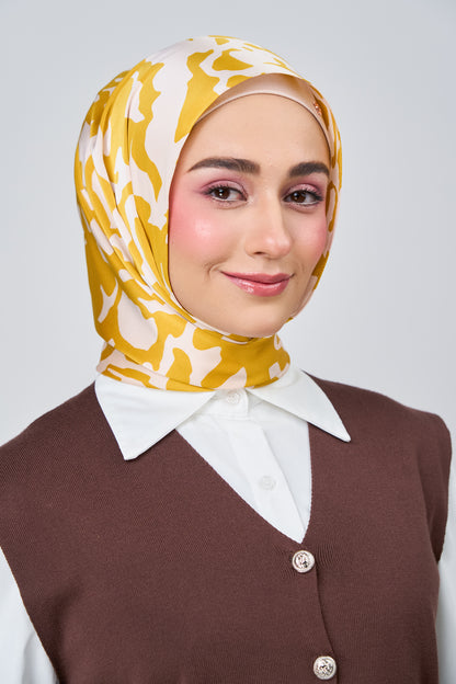 [★New] HoodX Printed Set in Marigold